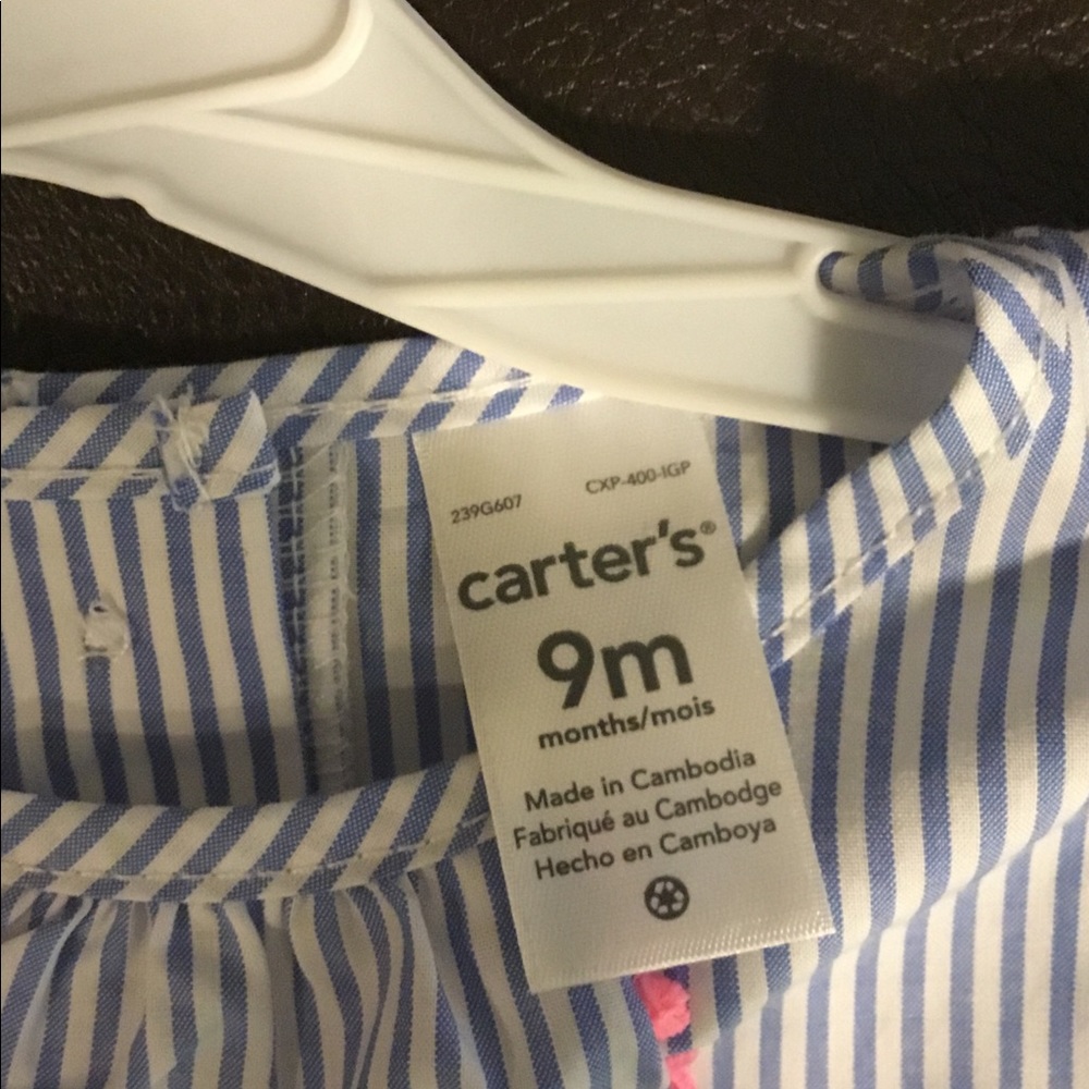 Carters baby outfit.